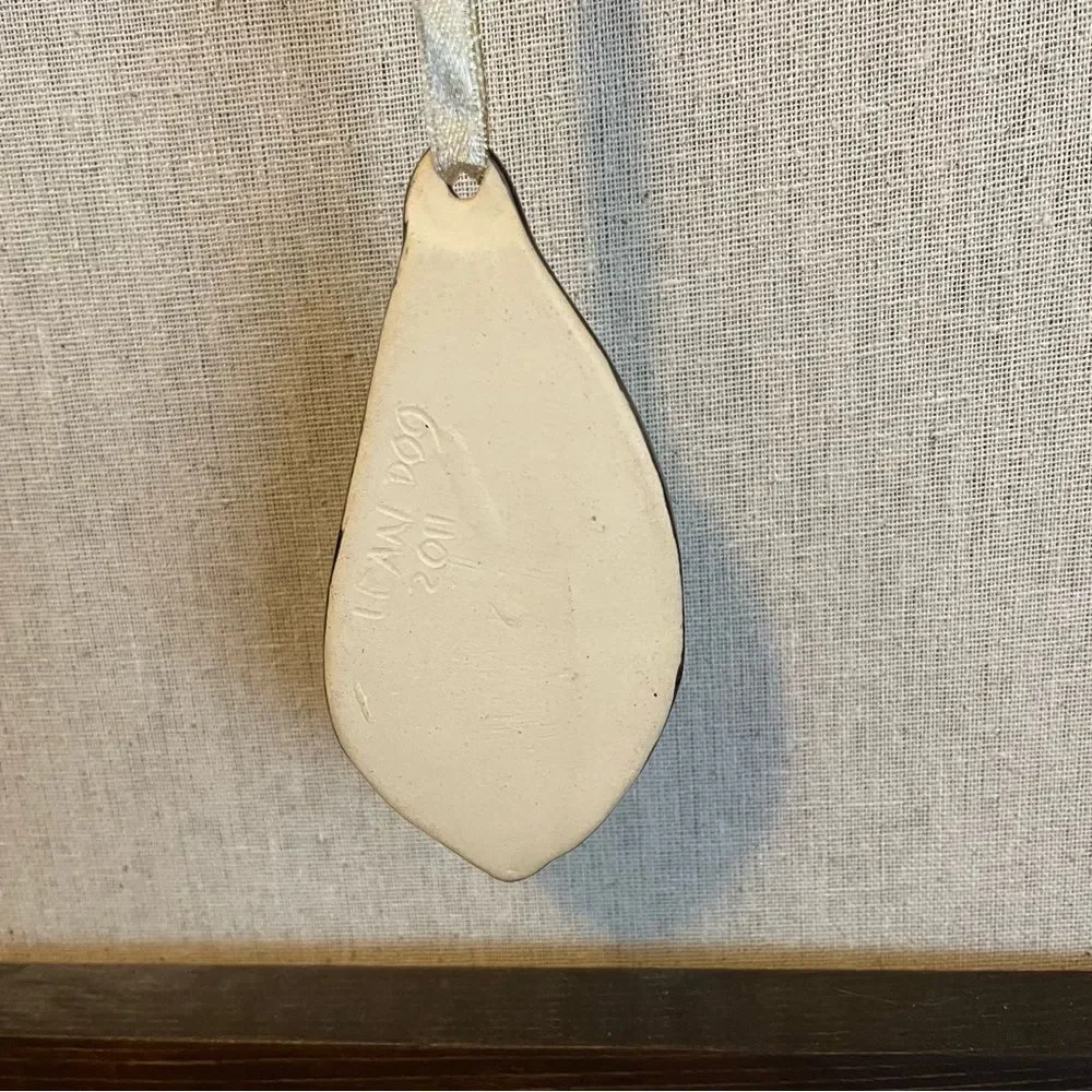 Christmas Ornament Handmade Ceramic and Glass gift idea‎ holidays decorations